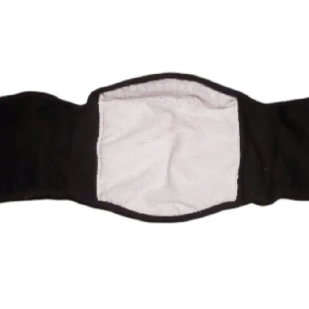Mkono Male Dog Yellow Black Incontinent Belly Band XL 22